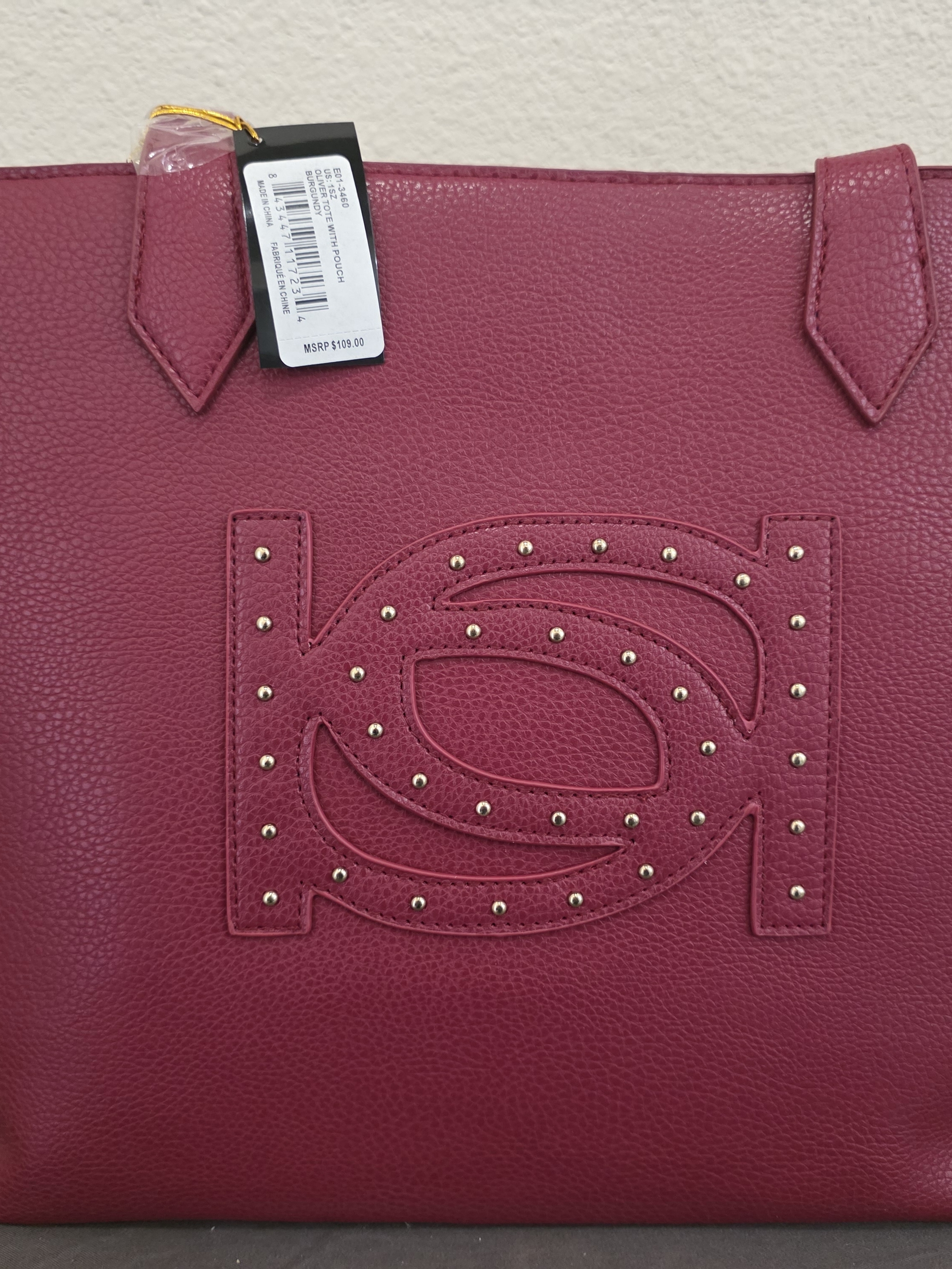 Bebe Oliver Tote With Pouch
